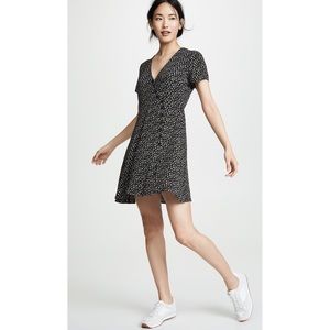 Madewell Button-Wrap Dress in Playground Posies